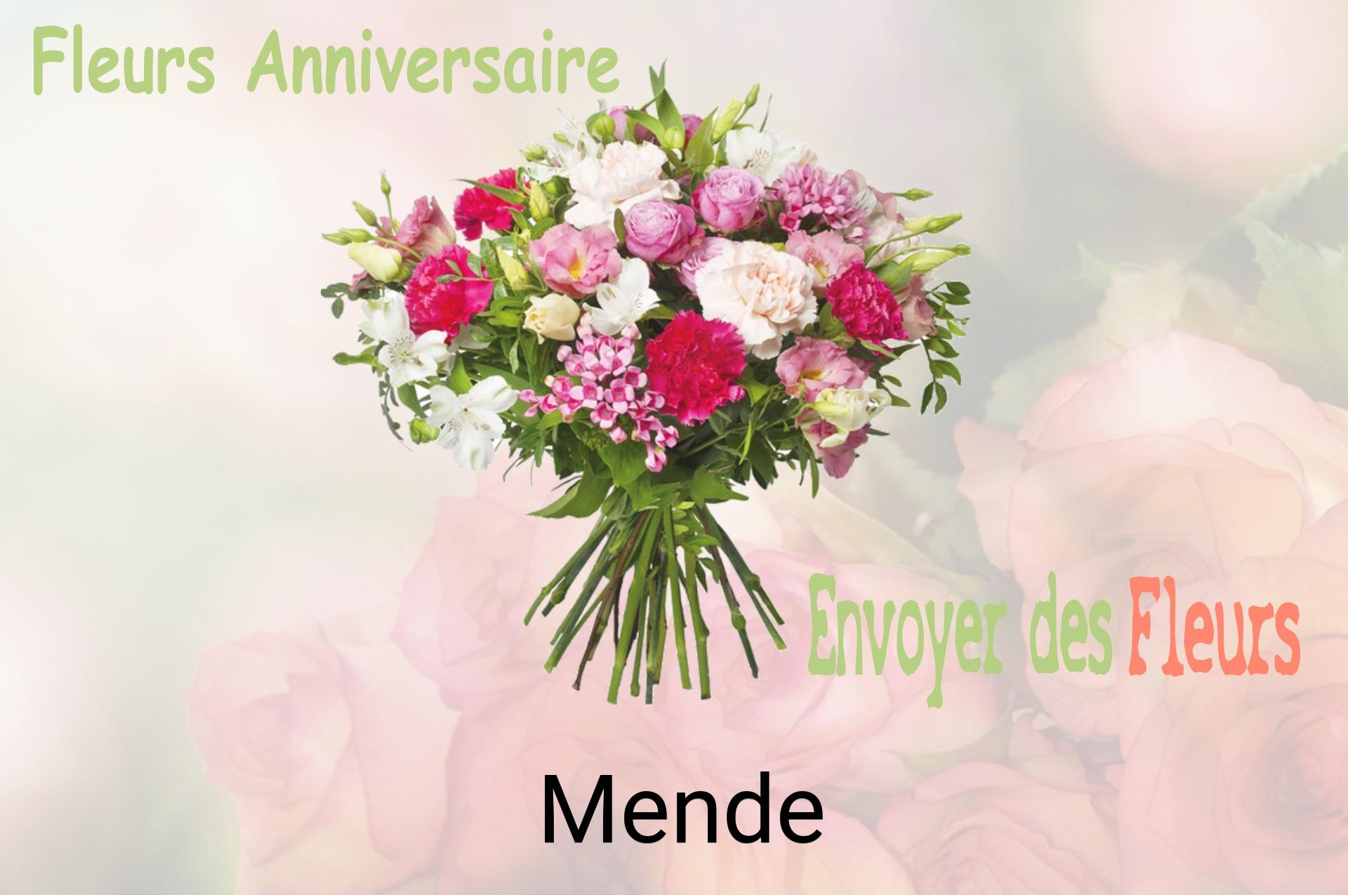 Bouquet de fleurs d’anniversaire livré à Mende